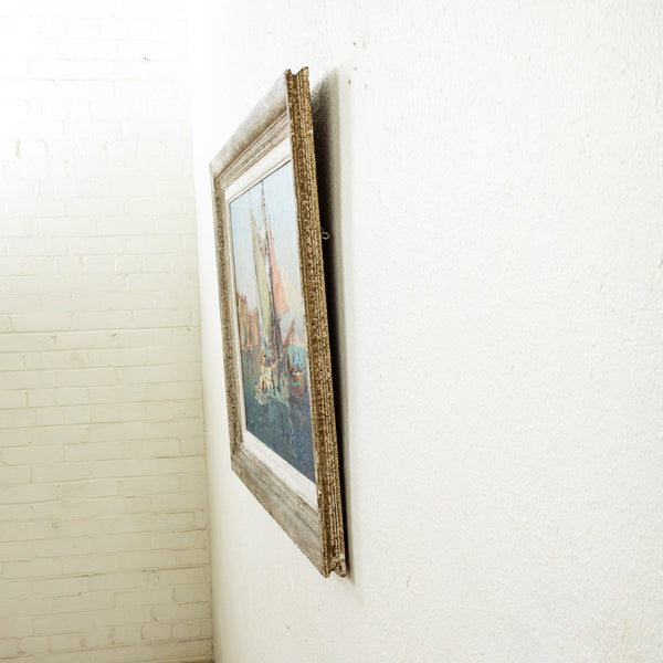 Large Framed Oil Painting