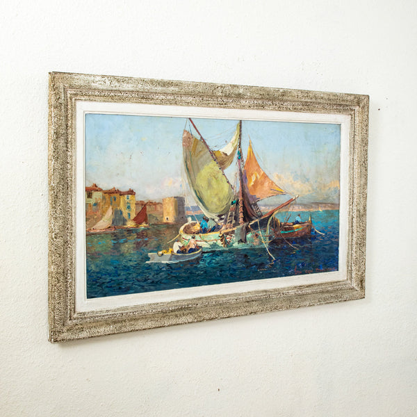 Large Framed Oil Painting