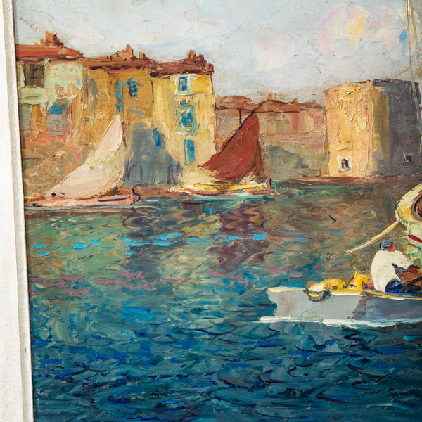 Large Framed Oil Painting