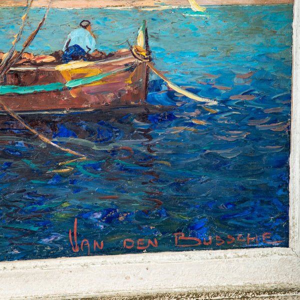 Large Framed Oil Painting