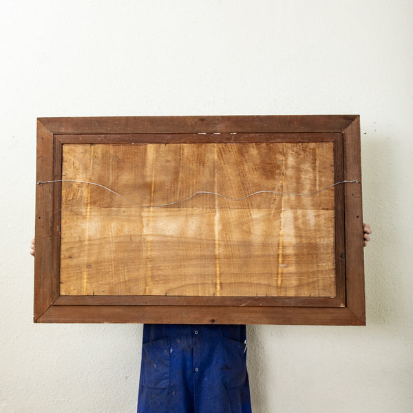 Large Framed Oil Painting