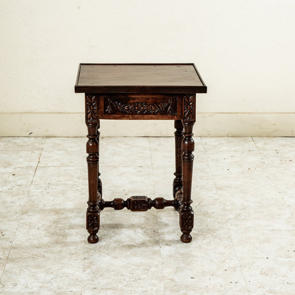 Hand Carved Side Table