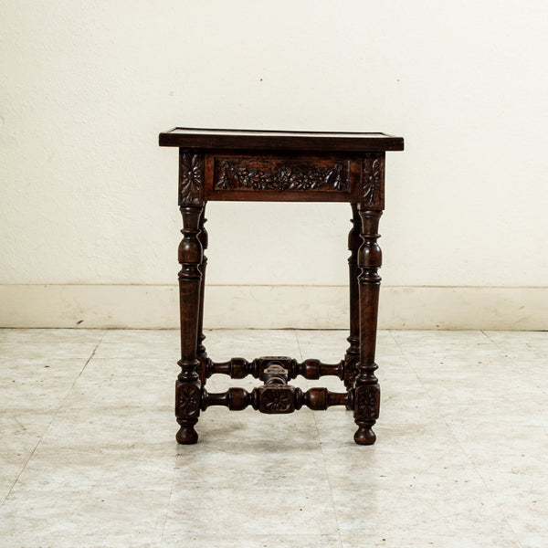 Hand Carved Side Table