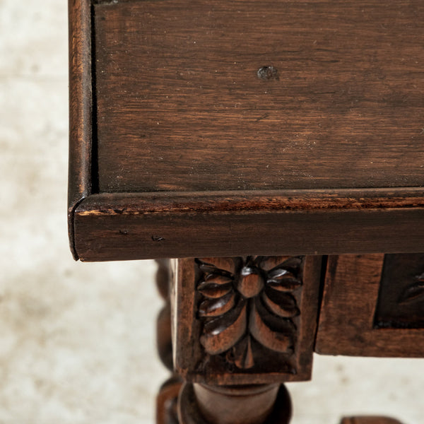 Hand Carved Side Table