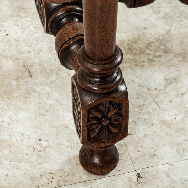 Hand Carved Side Table