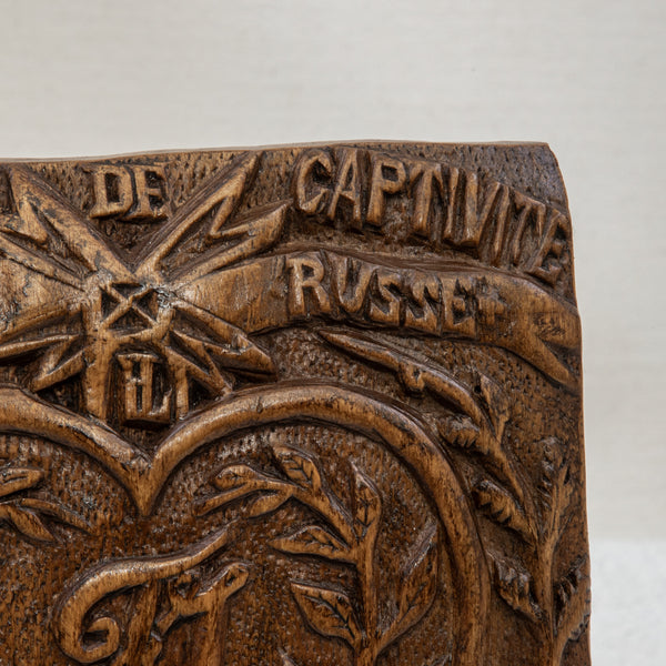 World War I Prisoner's Plaque