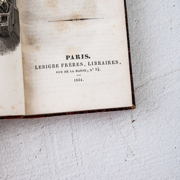 Set of Seven Gold Tooled Books