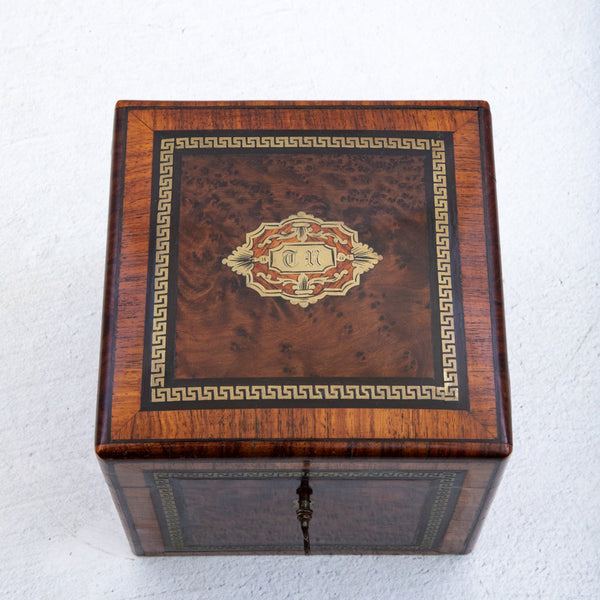 Napoleon III Marquetry Tea Box