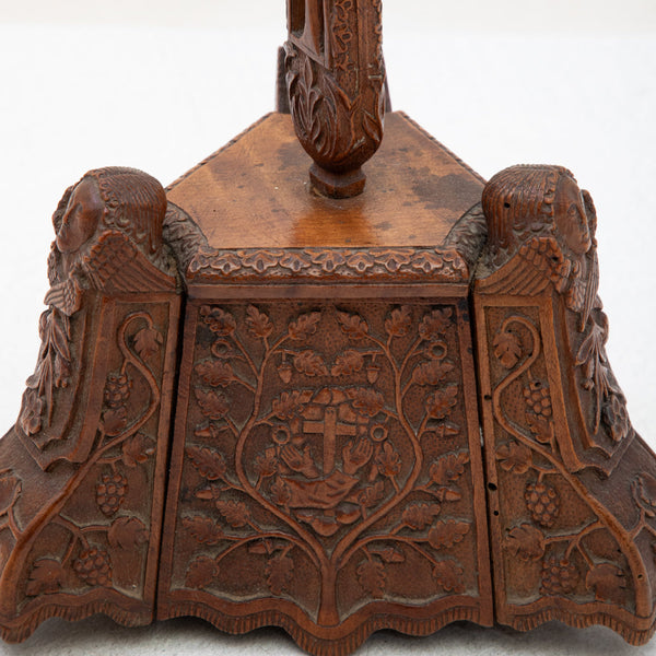 Hand Carved Fruitwood Cross