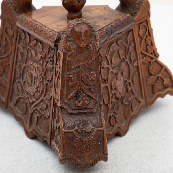 Hand Carved Fruitwood Cross