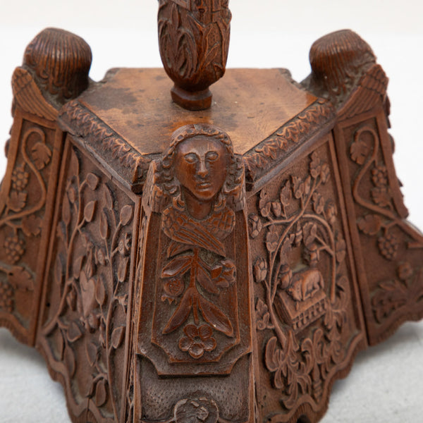 Hand Carved Fruitwood Cross