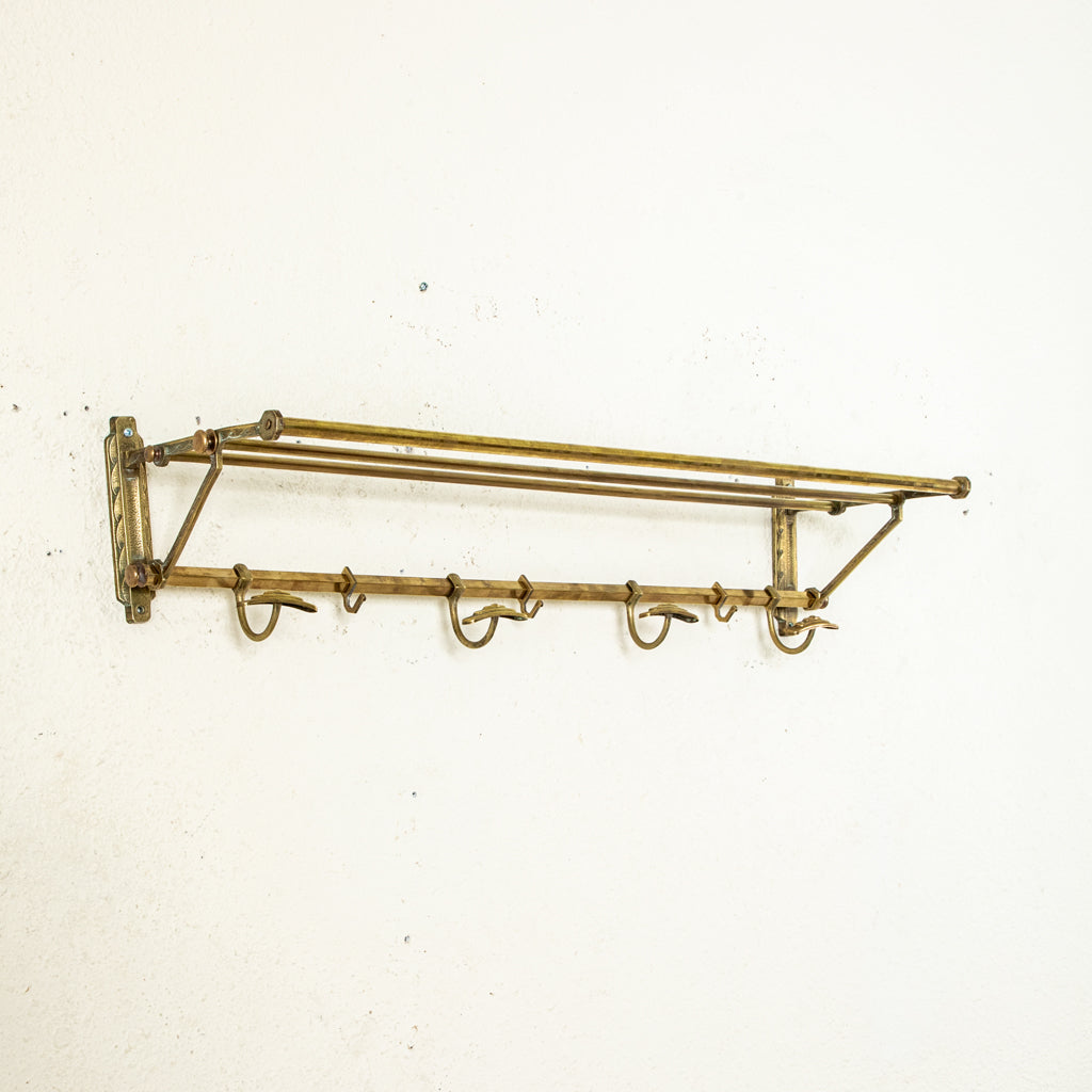 Brass Train Rack French Metro Antiques