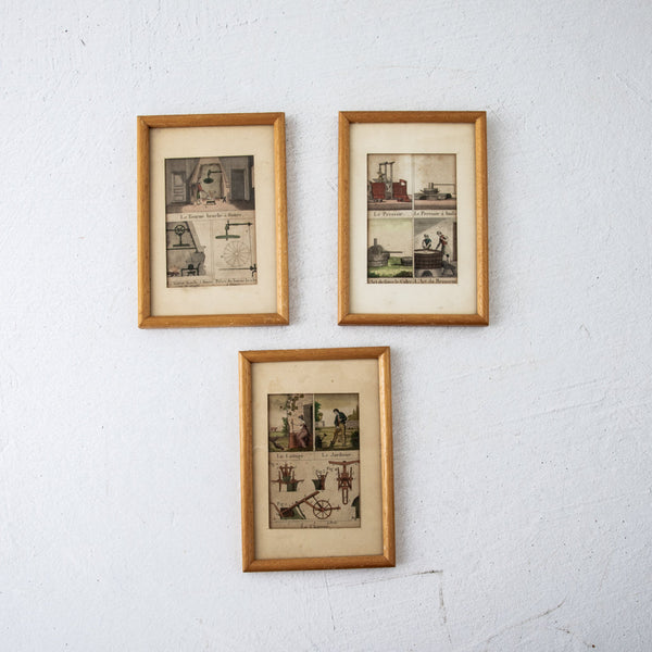 Set of Three Engravings