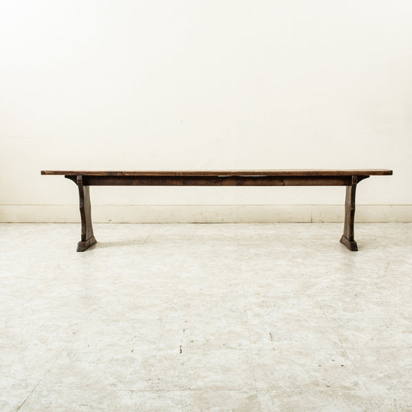 Pair of Oak Farm Benches