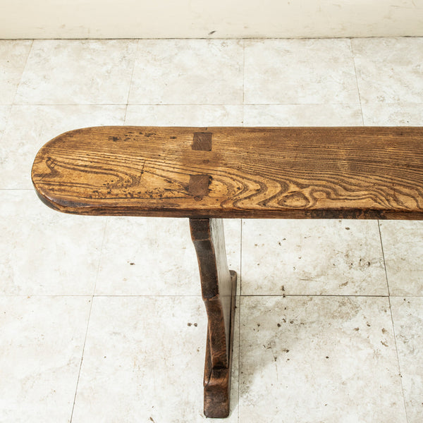 Pair of Oak Farm Benches