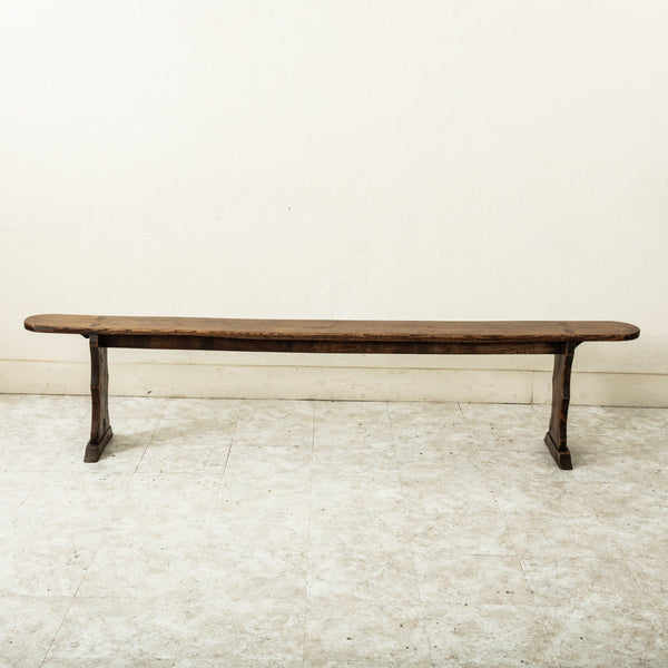 Pair of Oak Farm Benches