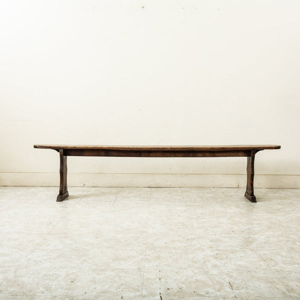 Pair of Oak Farm Benches