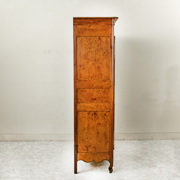 19th Century Burl Elm Armoire