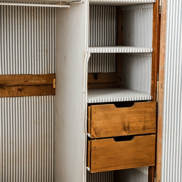 19th Century Burl Elm Armoire