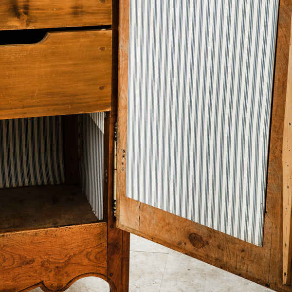 19th Century Burl Elm Armoire