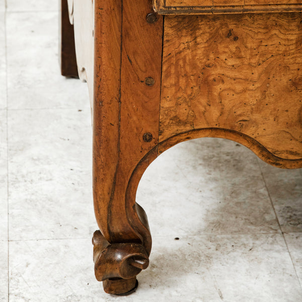19th Century Burl Elm Armoire
