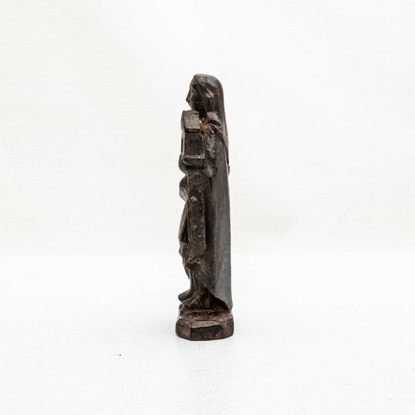 18th Century Hand Carved Saint