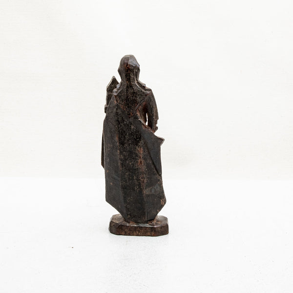 18th Century Hand Carved Saint