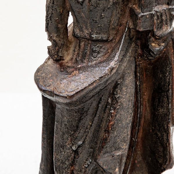 18th Century Hand Carved Saint