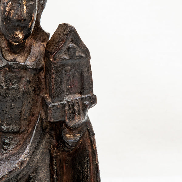 18th Century Hand Carved Saint