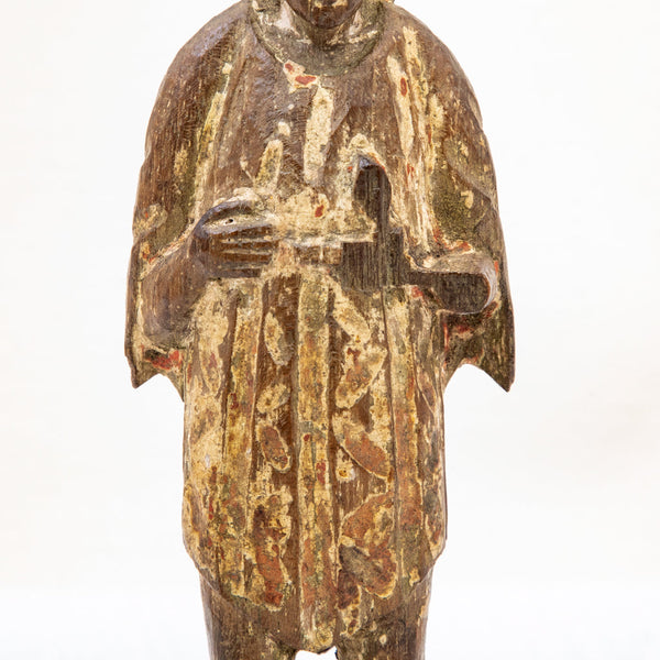18th Century Hand Carved Saint