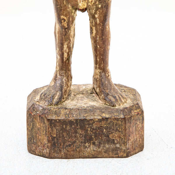 18th Century Hand Carved Saint