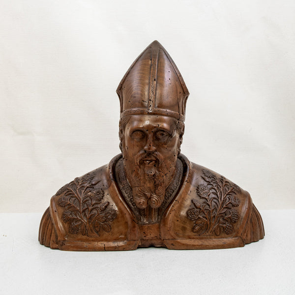 18th Century Bust of Bishop