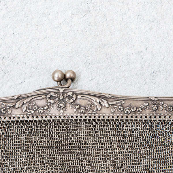 Silver Mesh Purse