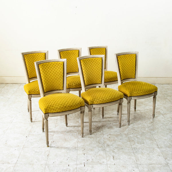 Six Louis XVI Side Chairs