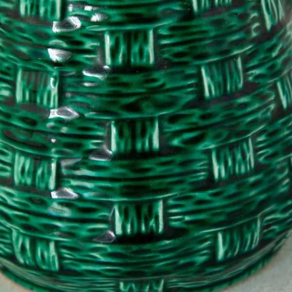 Green Majolica Pitcher