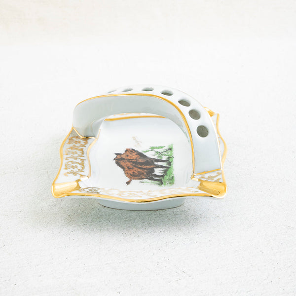 Ashtray with Wild Boar