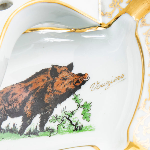 Ashtray with Wild Boar