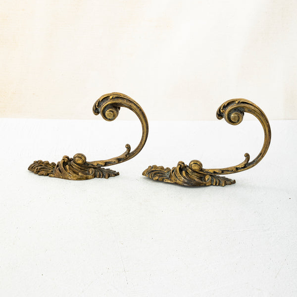 Pair of Bronze Hooks