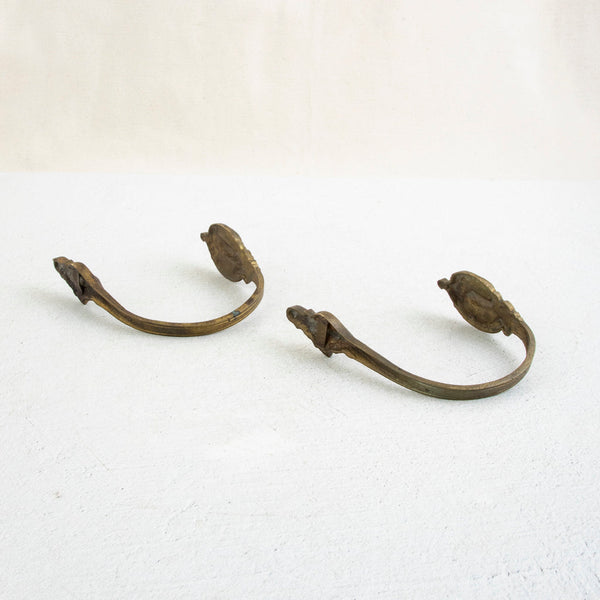 Pair of Bronze hooks