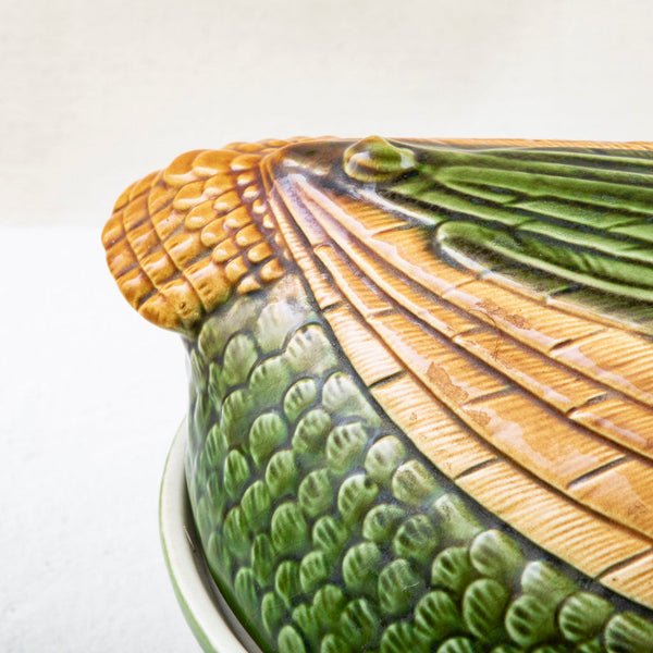 Majolica Duck Terrine