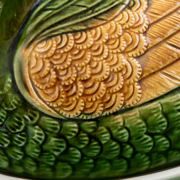 Majolica Duck Terrine