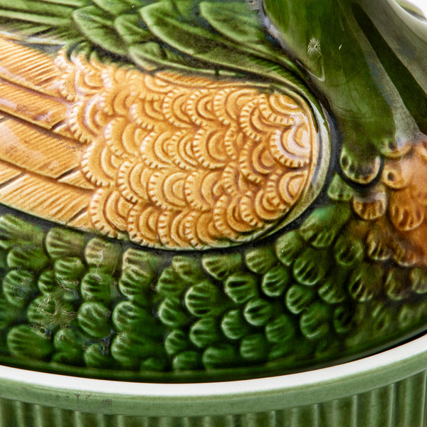 Majolica Duck Terrine