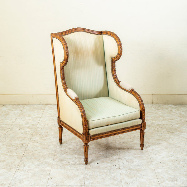 Louis XVI Wingback Armchair