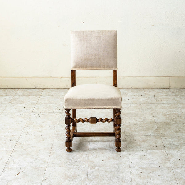 Set of Four Walnut Side Chairs