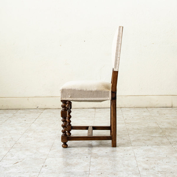 Set of Four Walnut Side Chairs