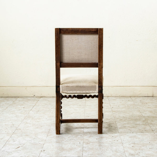 Set of Four Walnut Side Chairs