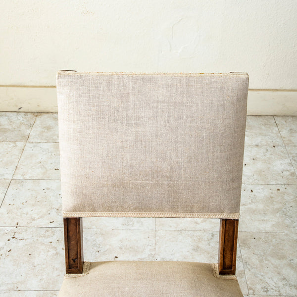 Set of Four Walnut Side Chairs