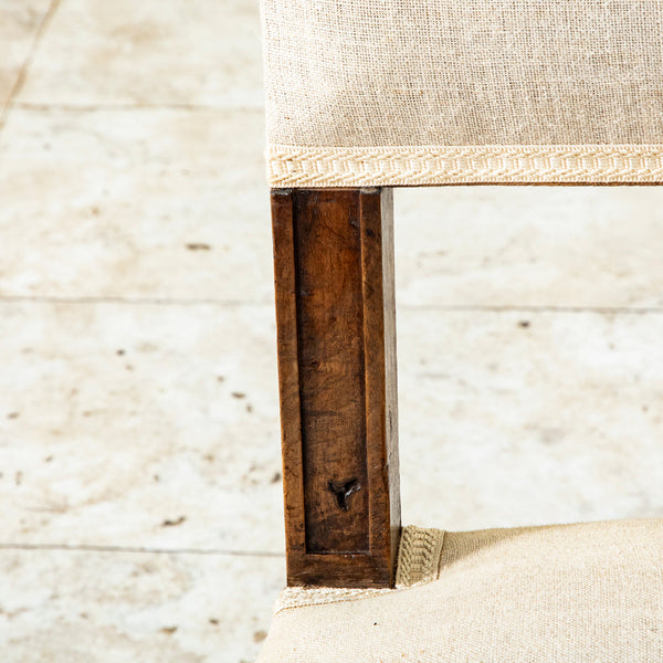 Set of Four Walnut Side Chairs