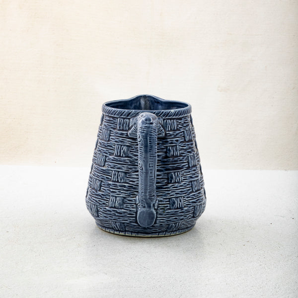 Blue Majolica Pitcher