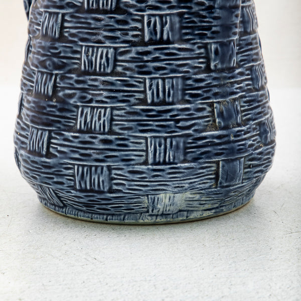 Blue Majolica Pitcher